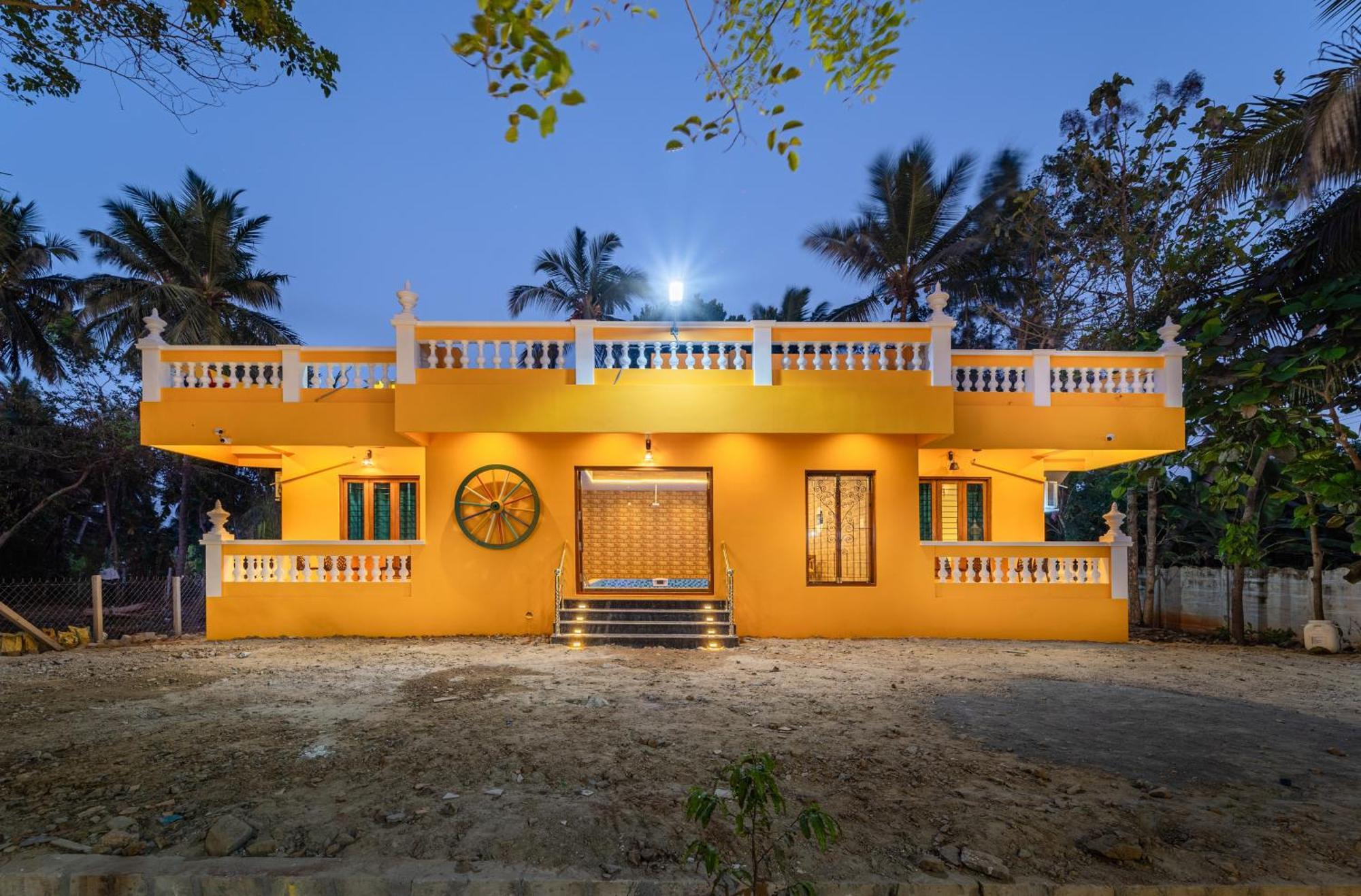 Teak Leaf Gateway Villa With Swimming Pool Indoor Games Kālapettai Εξωτερικό φωτογραφία